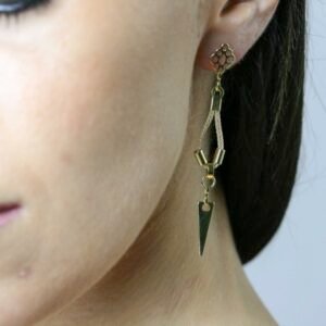 Boucles d'oreilles Mara en fibre de Buriti