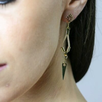 Boucles d'oreilles en Buriti Mara