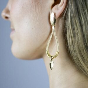 Boucles d'oreilles Taila en fibre de Buriti
