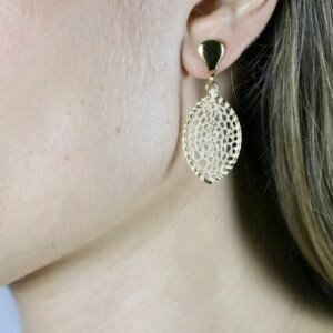 Boucles d'oreilles Nimiki en fibre de Buriti