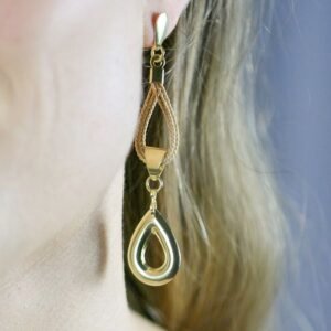 Boucles d'oreilles Lakota en fibre de Buriti