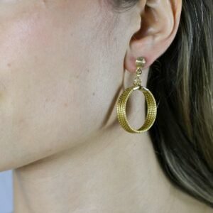 Boucles d'oreilles Halona en Or Végétal du Brésil
