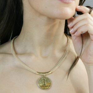 Collier Arbre de Vie en fibre de Buriti