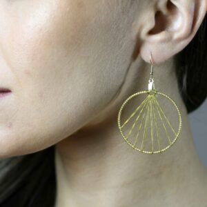 Boucles d'oreilles en Or Végétal LAENA