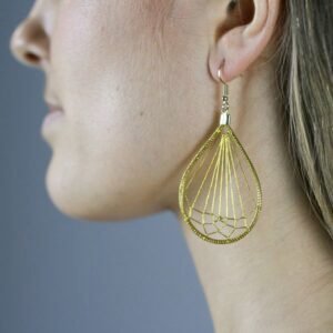 Boucles d'oreilles en Or Végétal LIA
