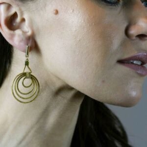 Boucles d'oreilles en Or Végétal LIPA